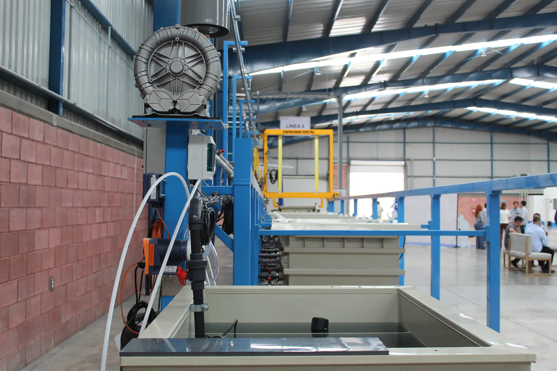 Línea de producción de niquelado en México