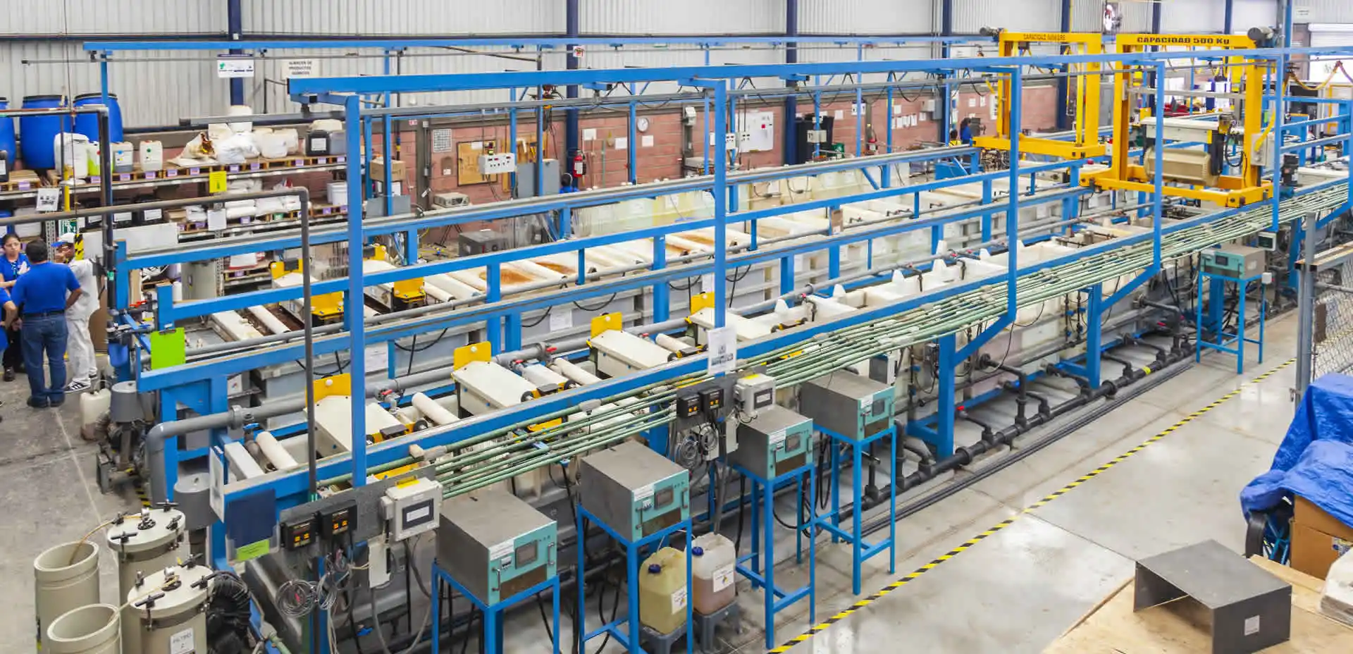 Planta de recubrimiento metálico